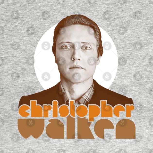 Retro Christopher Walken Sepia Tribute by darklordpug